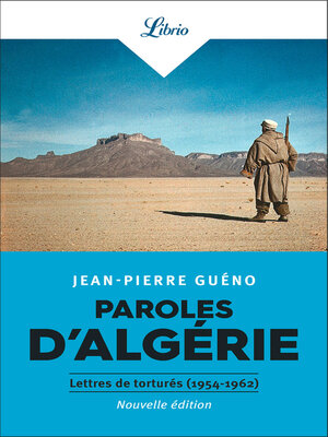 cover image of Paroles d'Algérie. Lettres de torturés (1954-1962)